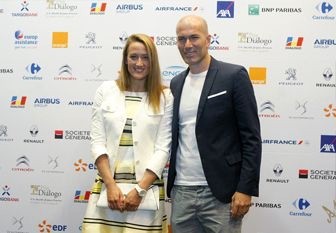 Zidane y Mireia Belmonte